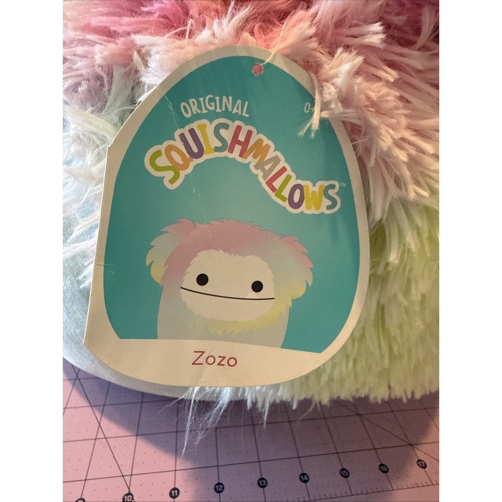 Kellytoy Zozo Tie-Dye Bigfoot Squishmallow Soft Plush Doll, Blue - Picture 4 of 6
